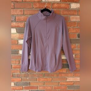Women’s Athletic Jacket Size Large light purple.
